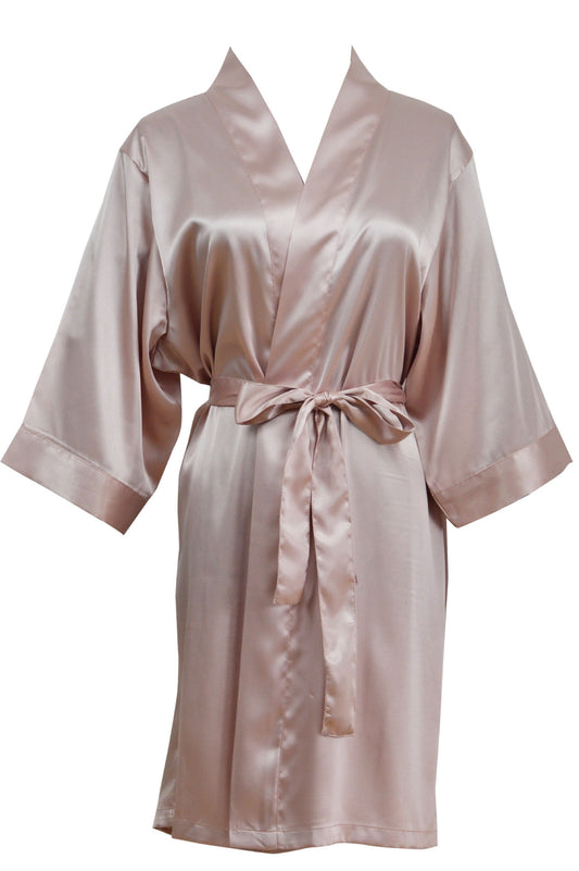 Rose Gold Satin Kimono Robe *Pre-Order ONLY*